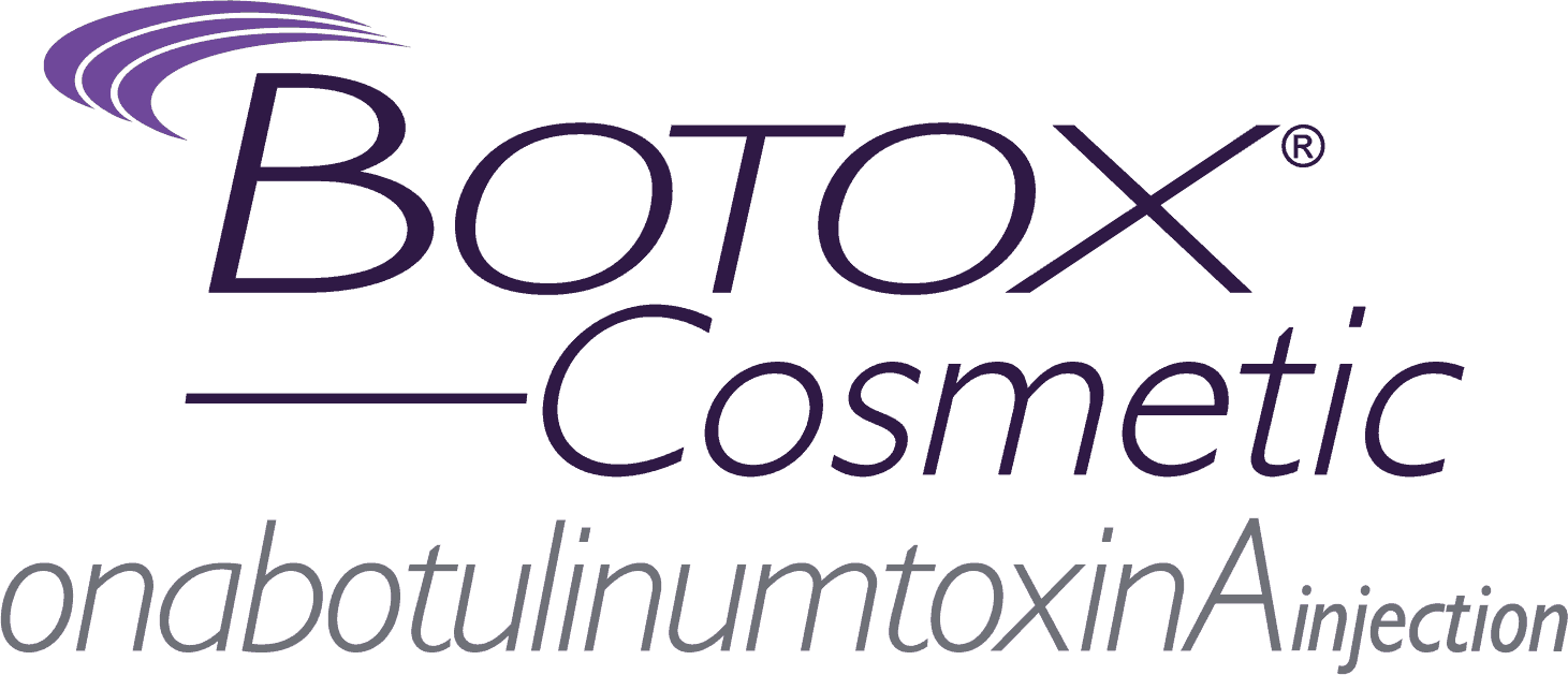 A purple background with the word " botox-cosmetic " written in different languages.